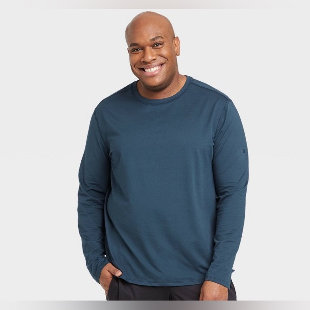 Target Blue Long Sleeve Crew